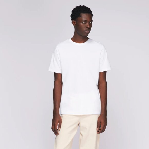 2-pack KOTN Essential Crew Neck Tees / umber + white / M - Picture 4 of 4